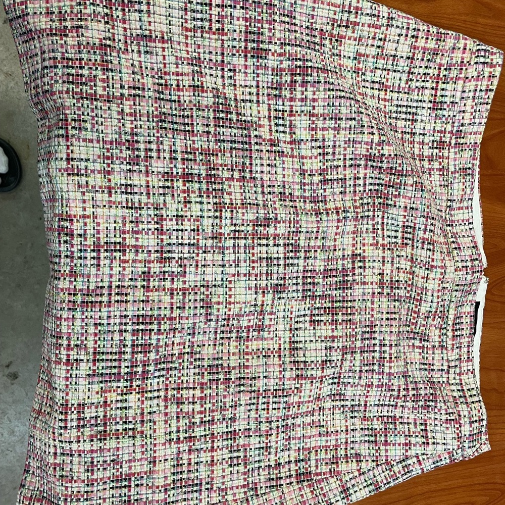 Anne Taylor Tweed Mini Skirt Sz 16 Reg 109$